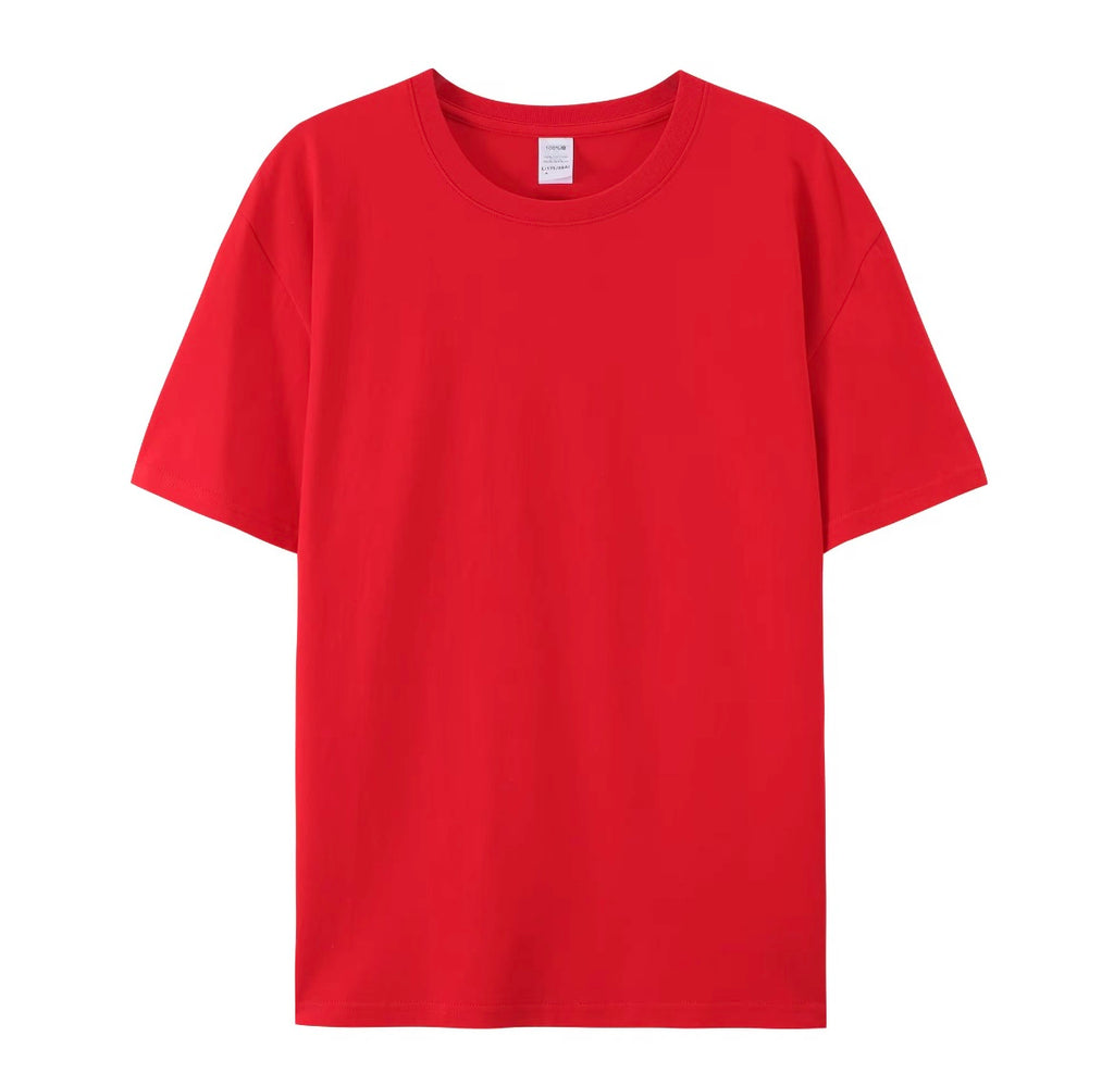 T-shirt vierge manches courtes  100 % coton