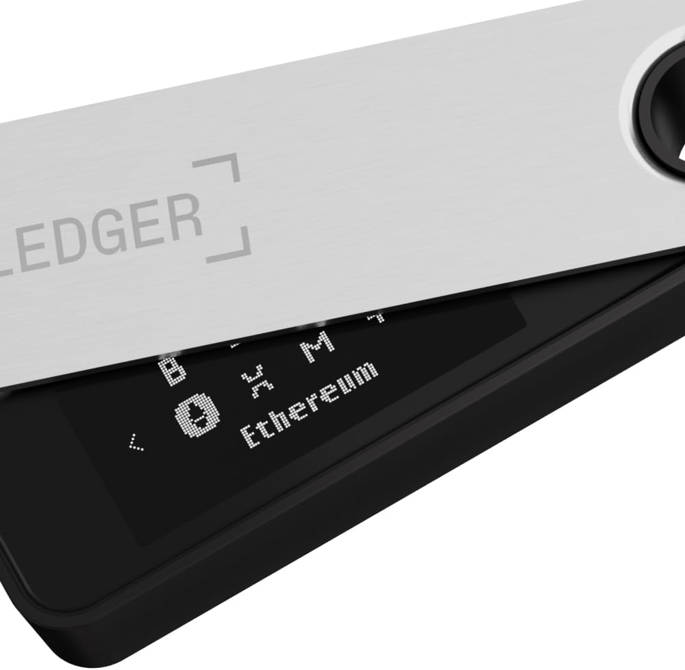 Ledger Nano S Plus Crypto Hardware Wallet (Matte Black) - Safeguard your crypto, NFTs and tokens (For Desktop and Android only)