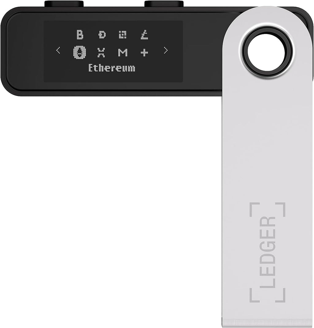 Ledger Nano S Plus Crypto Hardware Wallet (Matte Black) - Safeguard your crypto, NFTs and tokens (For Desktop and Android only)
