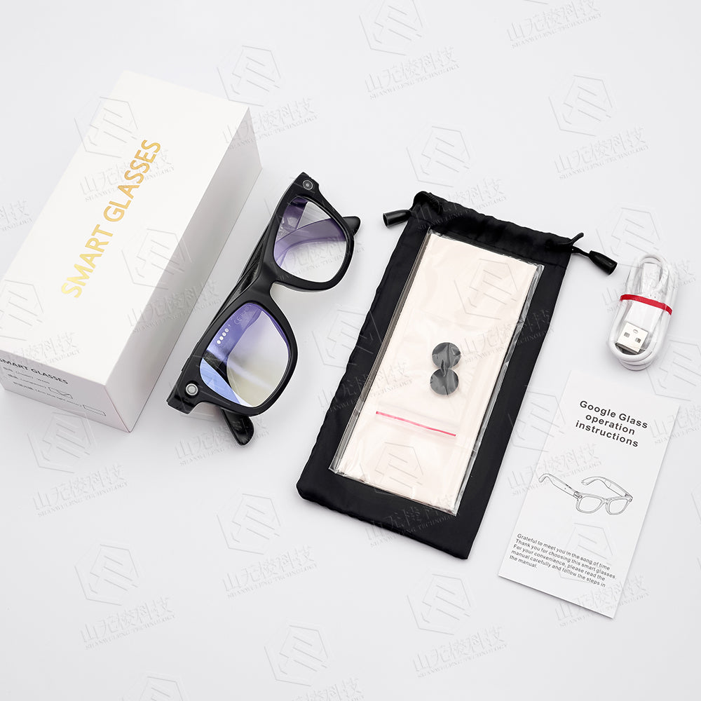 Lunettes connectées intelligentes – Caméra HD & Bluetooth