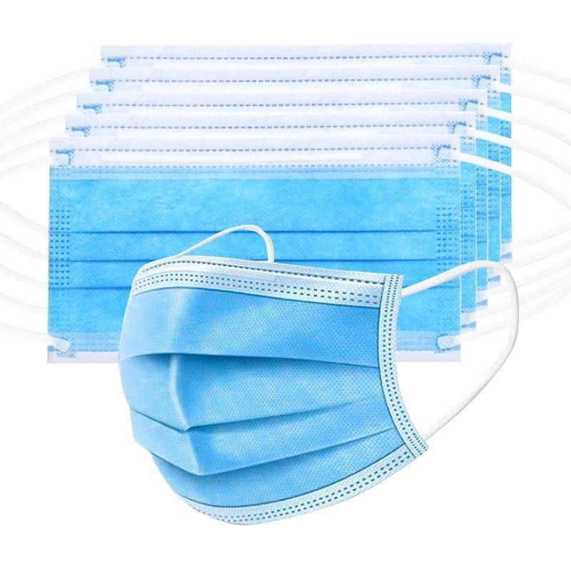 Masques Chirurgicaux 3 Plis – Certifiés & Conformes ( 50pcs )