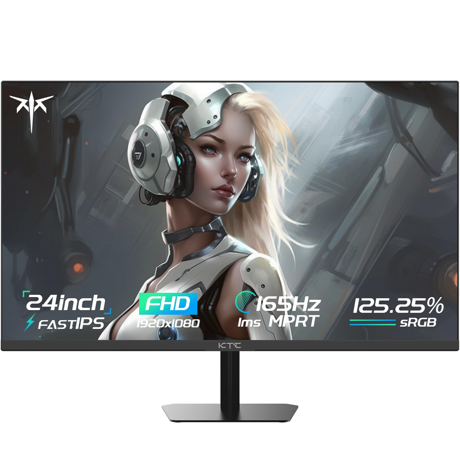 KTC 27 inch 180Hz Curved WQHD Gaming Monitor, 2K(2560x1440P),144Hz Monitor, 1500R HVA Display, FreeSync Premium, HDR, 120% sRGB, DisplayPort/HDMI/USB Vesa,Computer Monitor for Gamers