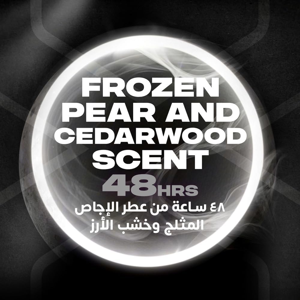 AXE Men Deodorant Body Spray, Irresistibly Fresh for Longer, Black, 48H All Over Fresh, Aluminium Free, 150ml x 3