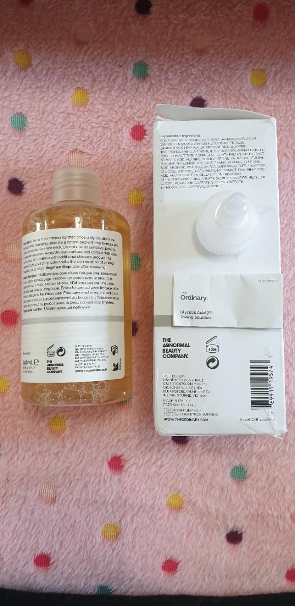 The Ordinary Cloud.Sales Cosmetics Original 100% Toning Solution | 240ml | Glycolic Acid Exfoliating Tonic | by Cloud.Sales Cosmetics