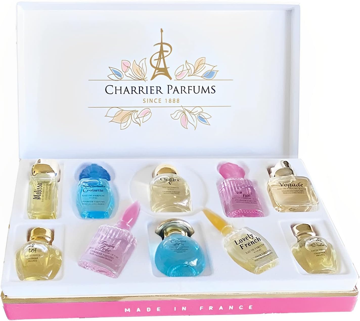 Charrier Parfums Collection Précieuse Miniature Eau de Parfum 60 ml Pack of 10