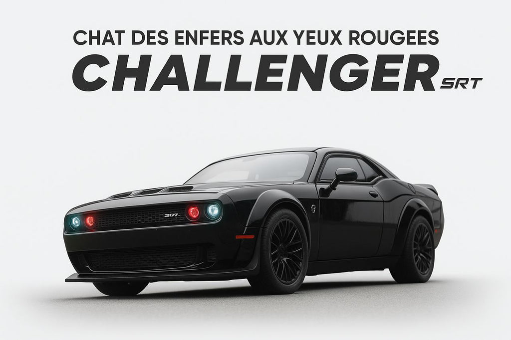 Modèle de Voiture Dodge Challenger SRT Hellcat – Échelle 1:24