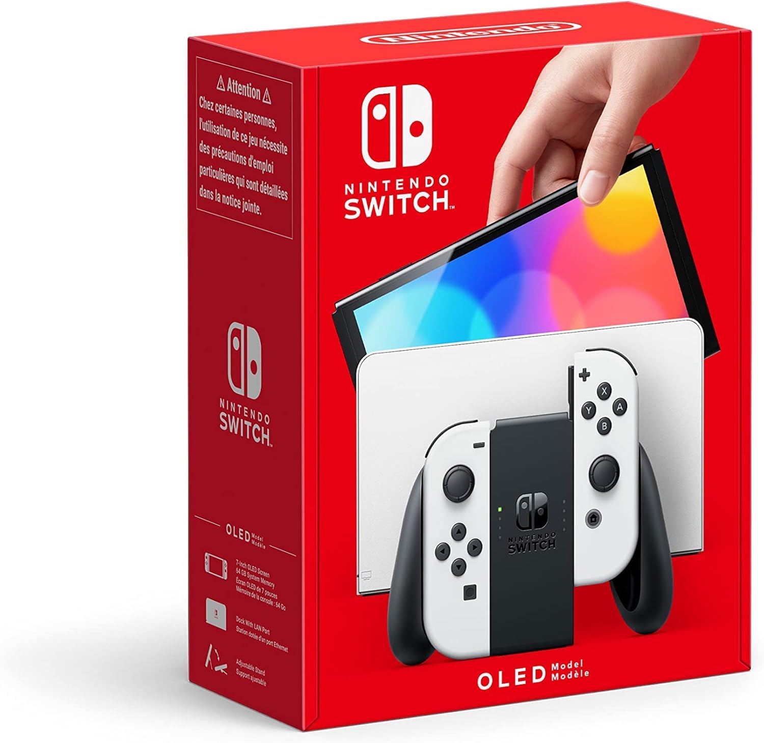 Nintendo Switch (OLED Model) - White Joy Con (International version)