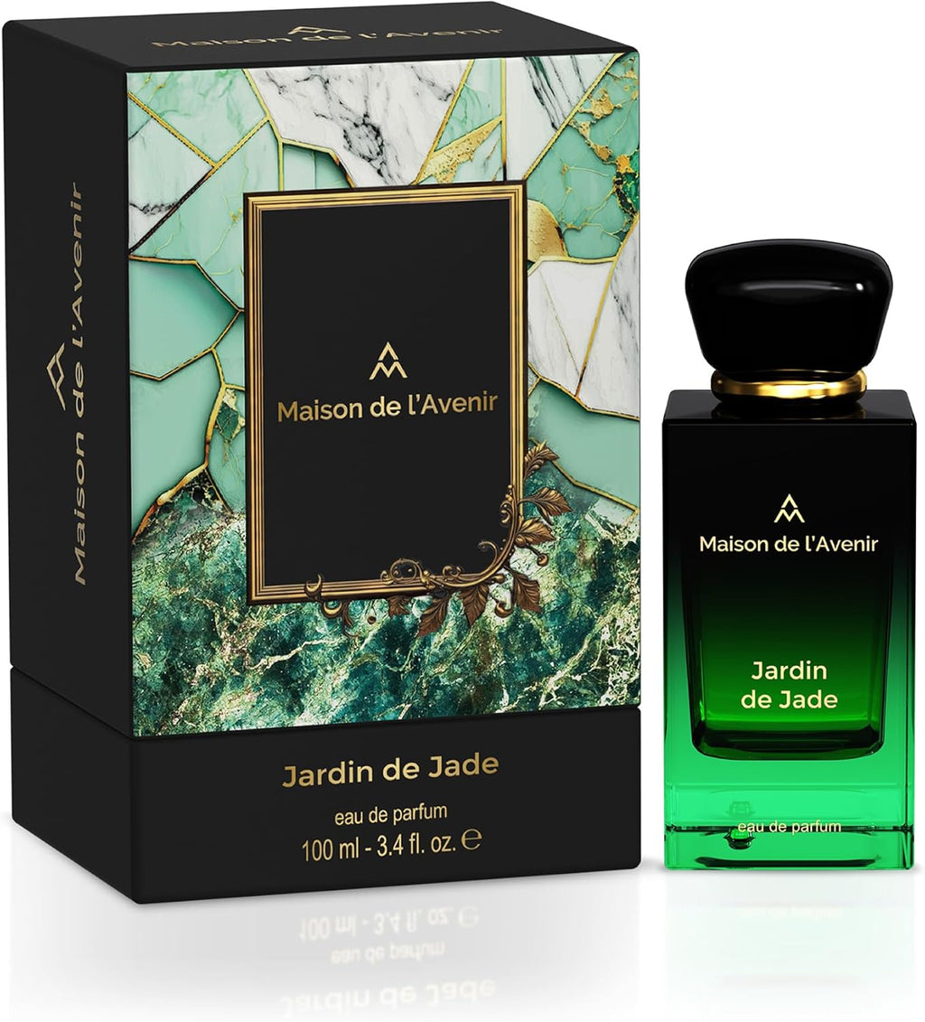 Maison de l'Avenir Jardin De Jade - Unisex - a sensual Perfume for Women - Cologne for Men - with Fruity, Floral and Gourmand notes - Long Lasting - Fine Niche Fragrance