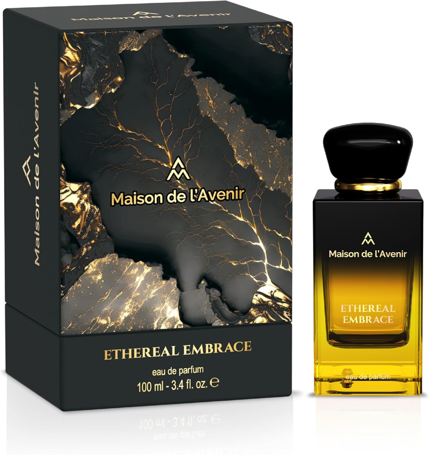 Maison de l'Avenir Ethereal Embrace - Unisex - a seductive Perfume for Women - Cologne for Men - with Fruity, Floral and Gourmand notes - Long Lasting - Fine Niche Fragrance