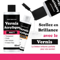 Vernis Acrylique 60ml – Finition Brillante ou Mate
