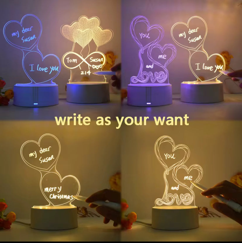 Lampe de Nuit 3D en Acrylique – Figurine d'Anime Japonais pour