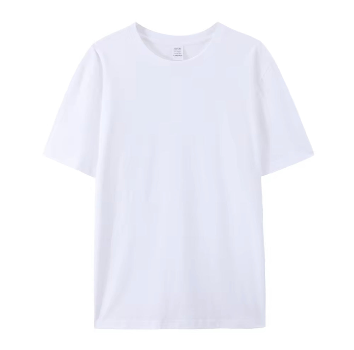 T-shirt vierge manches courtes  100 % coton