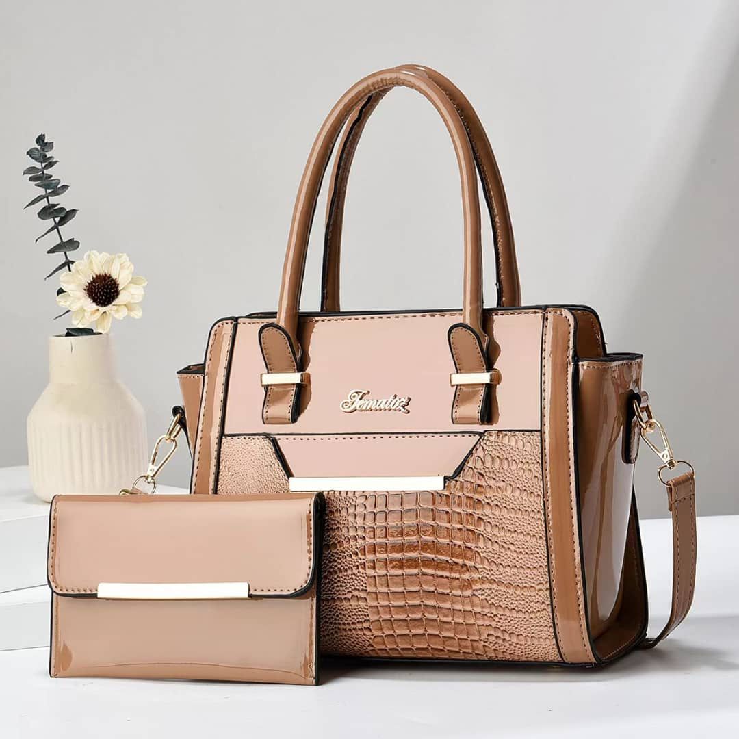 Ensemble sac à main + portefeuille