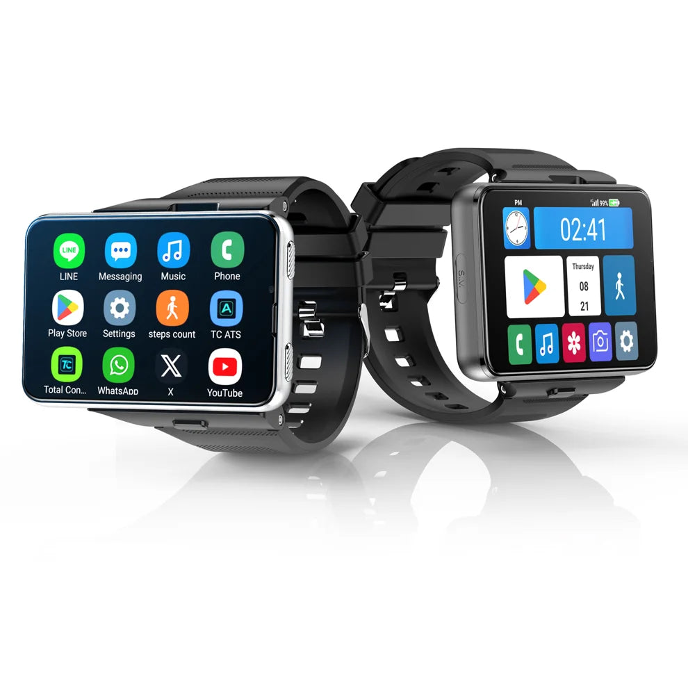 S999 4G LTE Smartwatch Android 11.0 OS 4GB RAM 64GB ROM 2.8 pouces