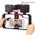 Kit de Vlogging Professionnel – Micro + Lumières LED + Support Stabilisateur
