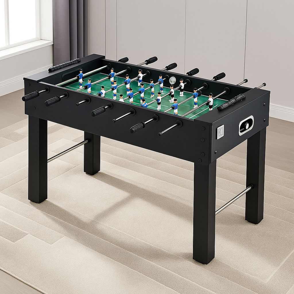 Table de Baby-Foot Professionnelle 48 pouces – Design Moderne Noir