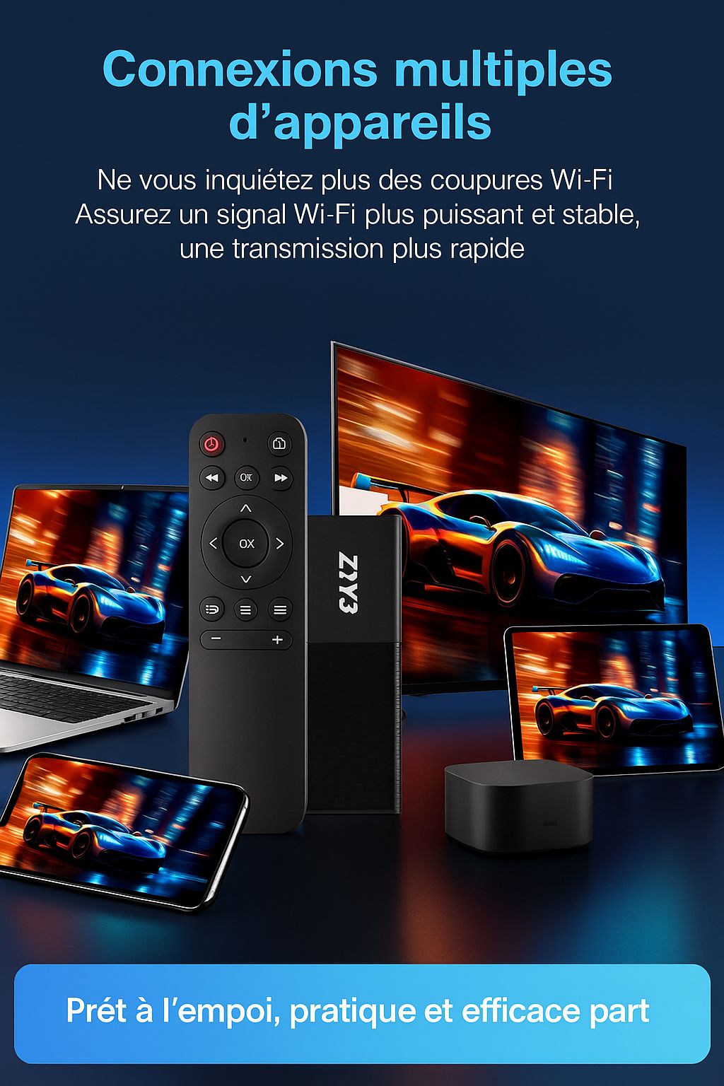 TV Stick Android 4K – Transformez Votre Télé en Smart TV