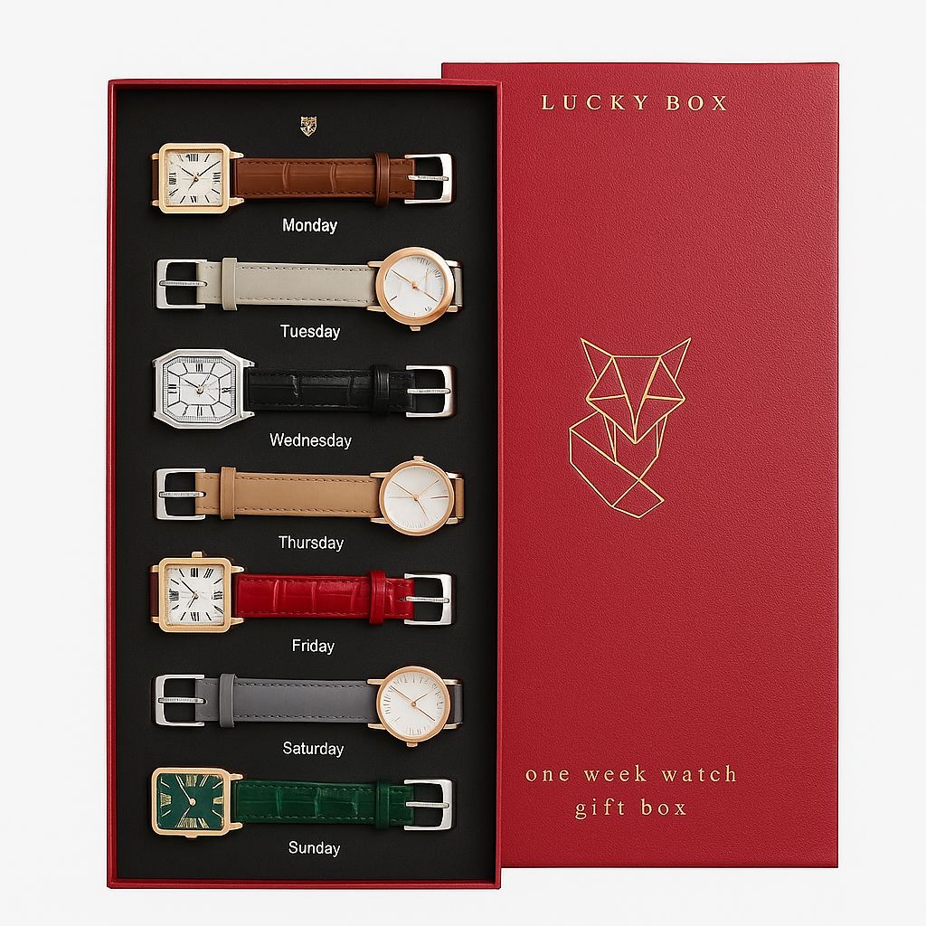 Coffret Montres Hebdomadaire