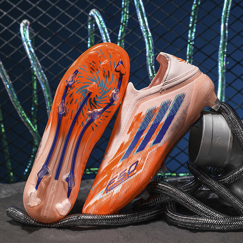 Chaussures de Football Professionnelles F50 – Édition Multicolore Fluorescente