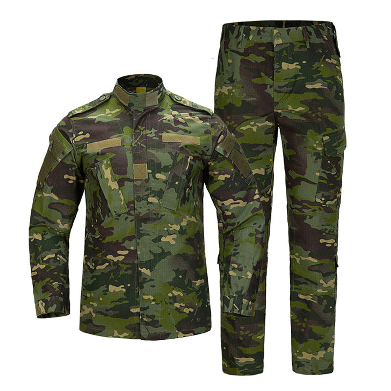 Ensemble Treillis Camouflage Tactique – Veste &amp; Pantalon