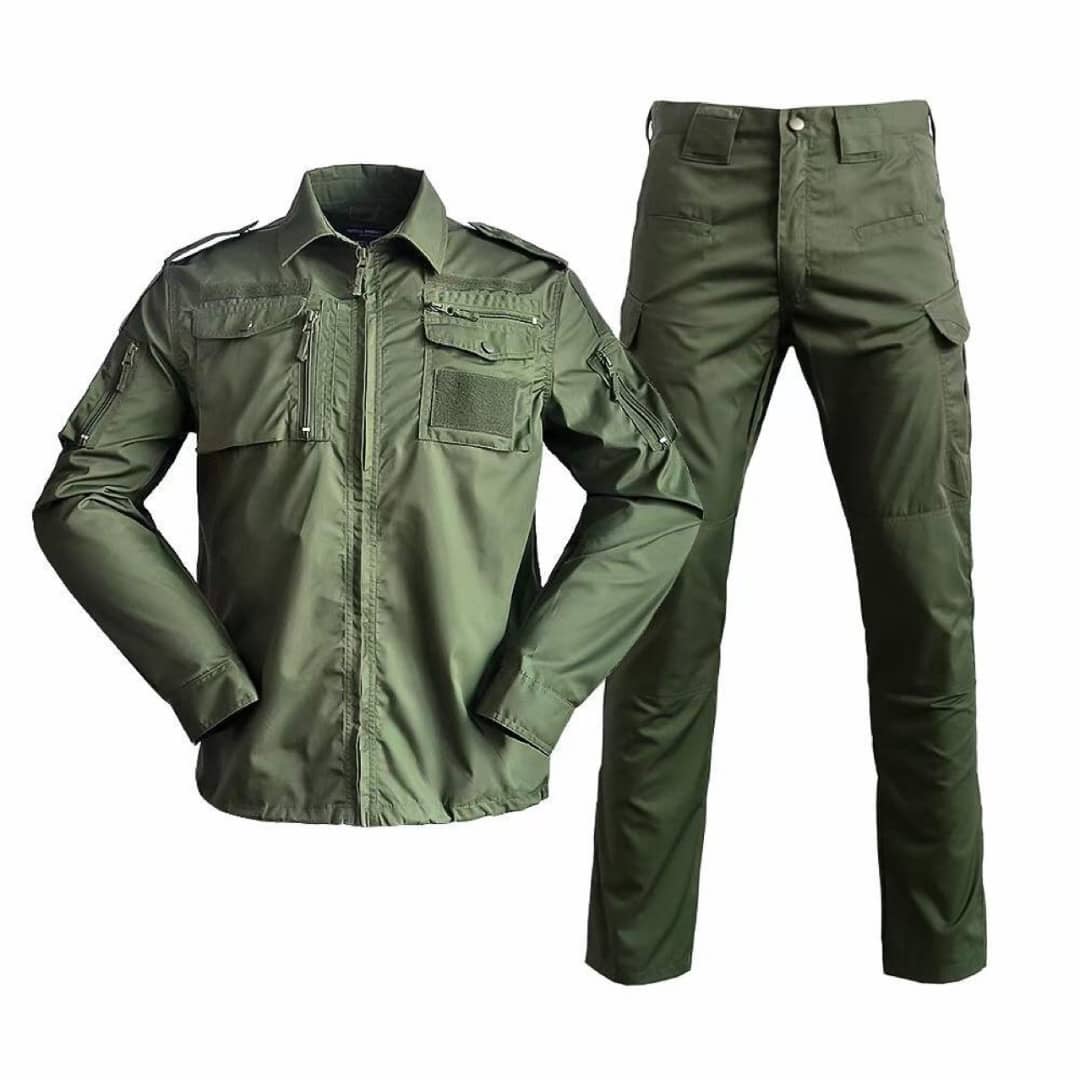 Ensemble Treillis Camouflage Tactique – Veste &amp; Pantalon