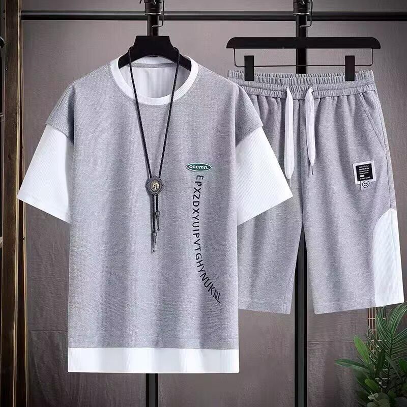 Ensemble Homme Été – T-shirt Oversize + Short Assorti