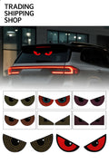 Stickers LED animés pour lunette arrière de voiture – 2Pcs
