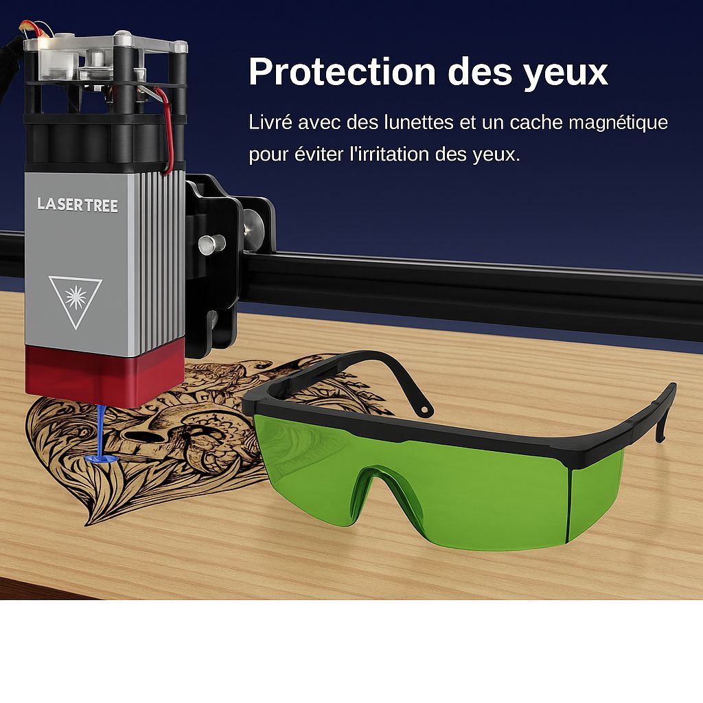 Graveur Laser LaserTree K1 Mini – 5W Réel