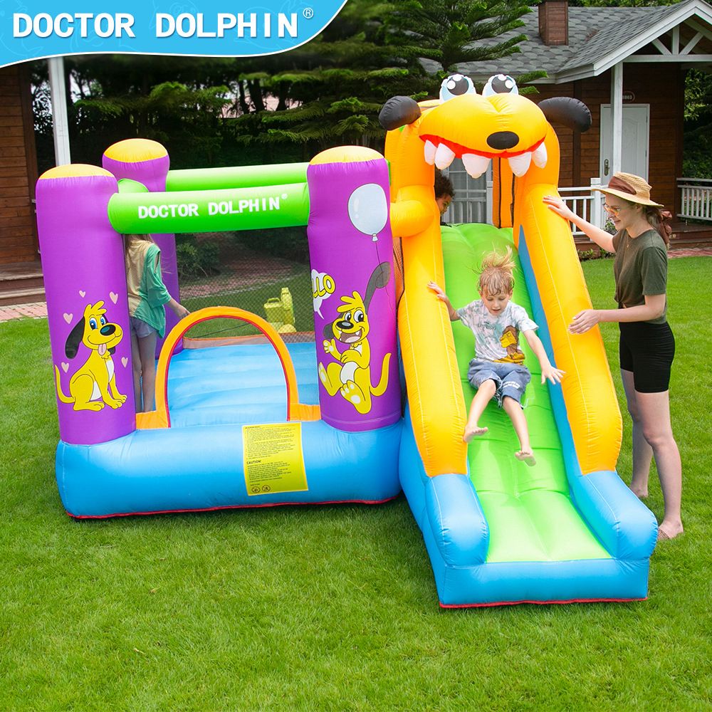 Château Gonflable avec Toboggan – DOCTOR DOLPHIN