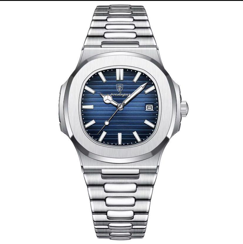 Montre automatique Aoudagya – Cadran Vert & Bracelet Acier Inoxydable avec Boîtier