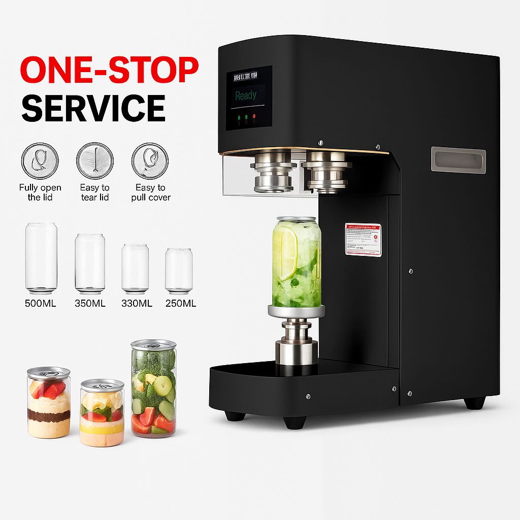 Machine de Scellage de Canettes Professionnelle – Service Tout-en-Un