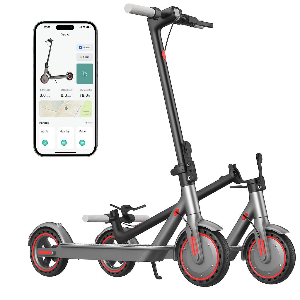 Trottinette Électrique Intelligente avec Application Mobile