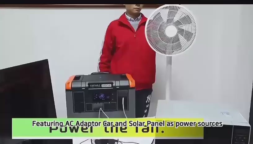 Générateur Électrique Portable 3000W – Multi-sorties