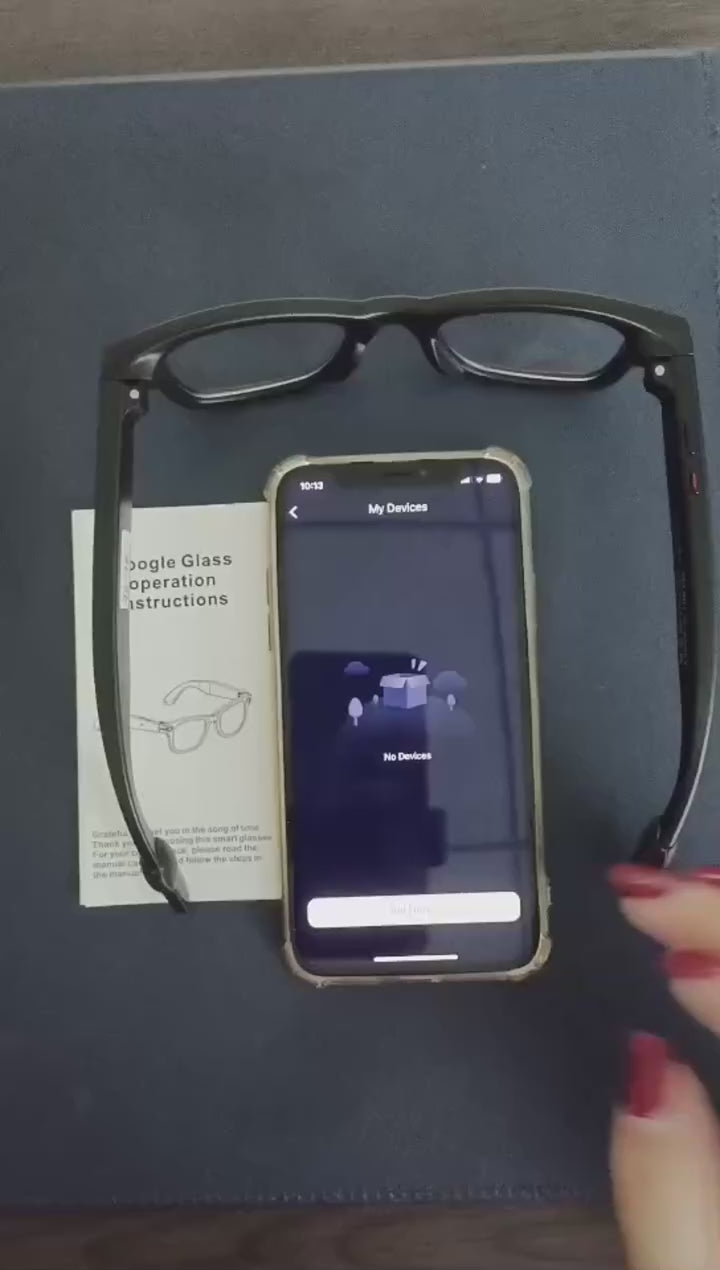Lunettes connectées intelligentes – Caméra HD & Bluetooth
